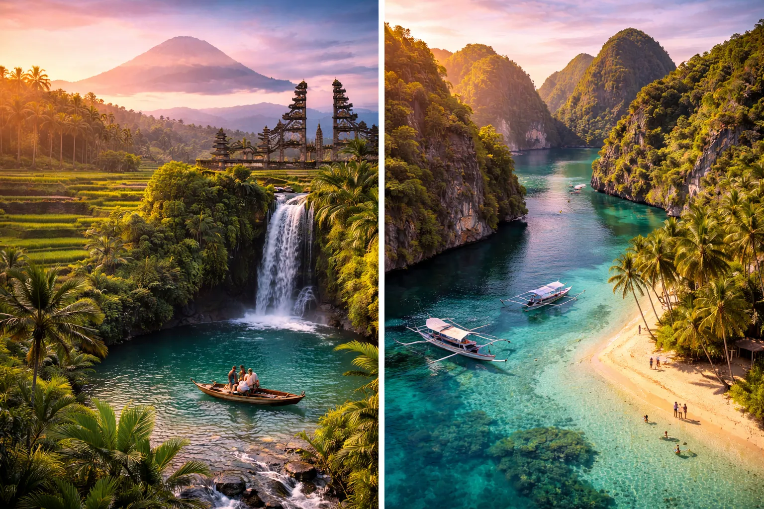 Bali-and-Palawan-at-sunset