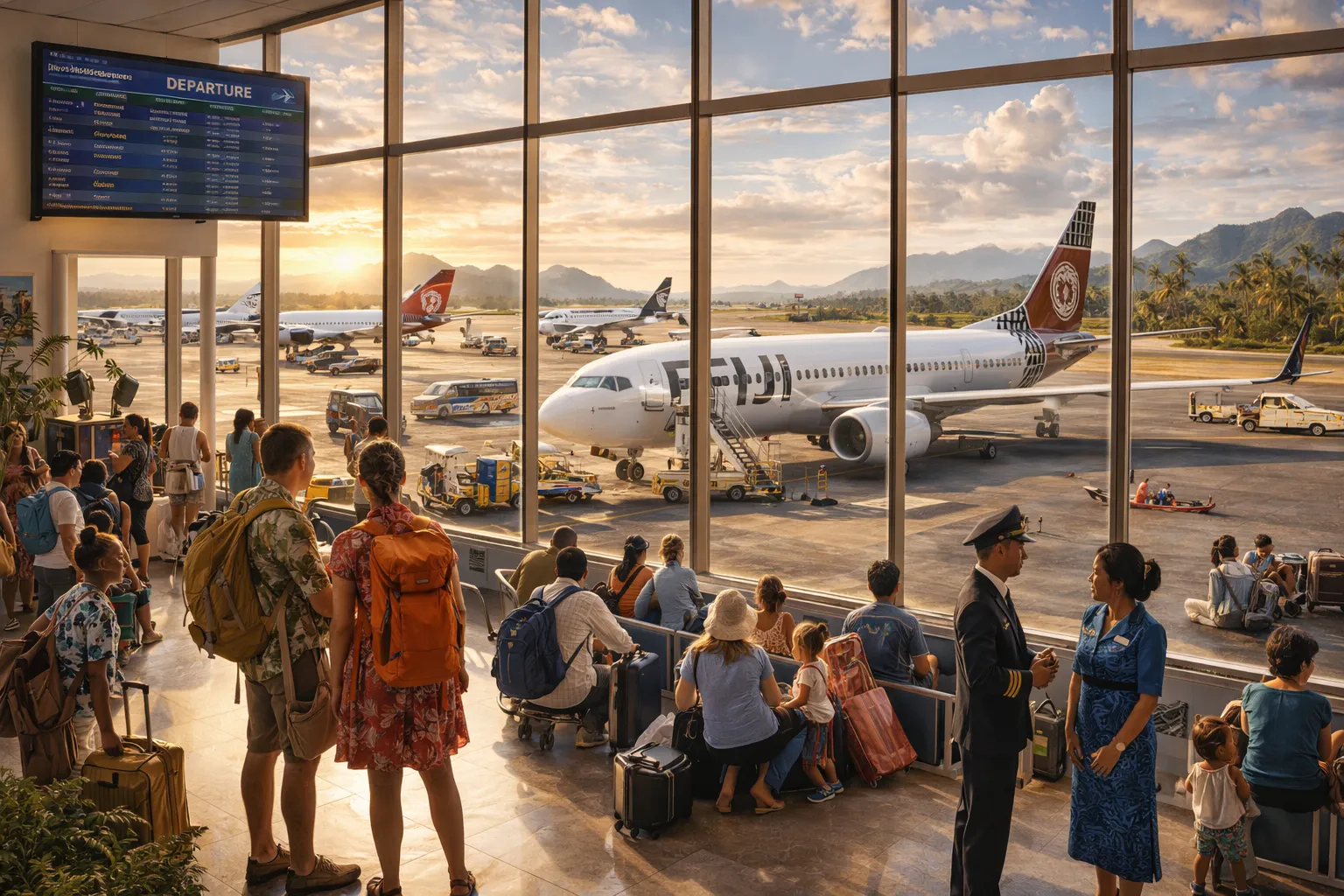 Fiji Airways at Nadi Airport