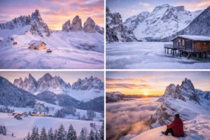 Winter wonderland in the Dolomites